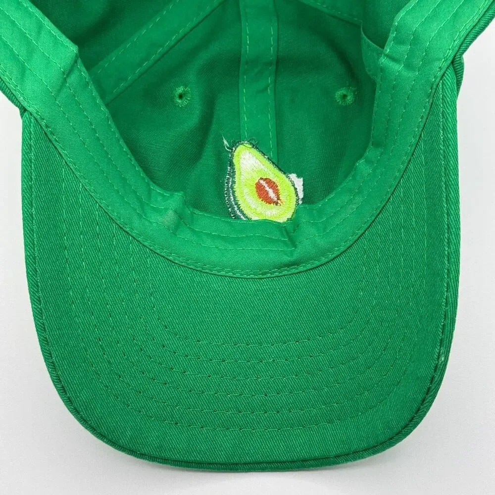 DALIX Avocado Embroidered Green Baseball Cap Fun Food Adjustable Strap Cap